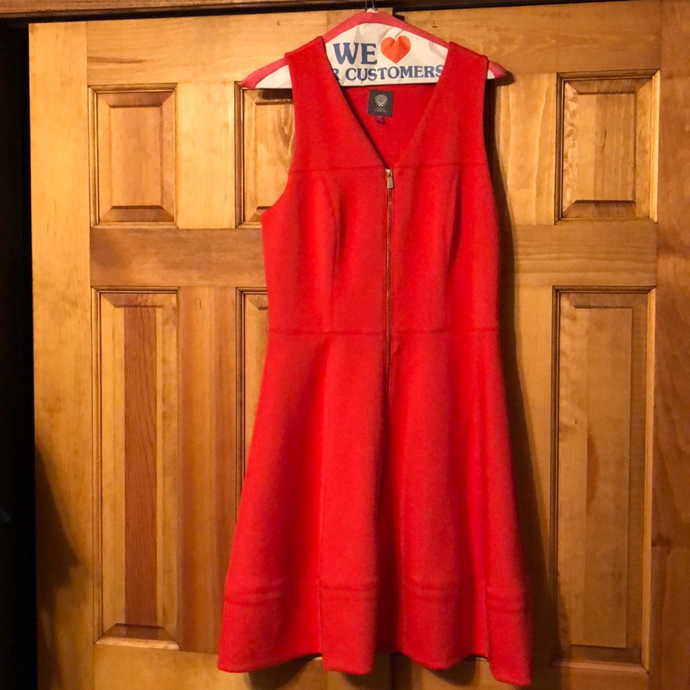Orange with gold accent dress -sz 10 Vince Camuto